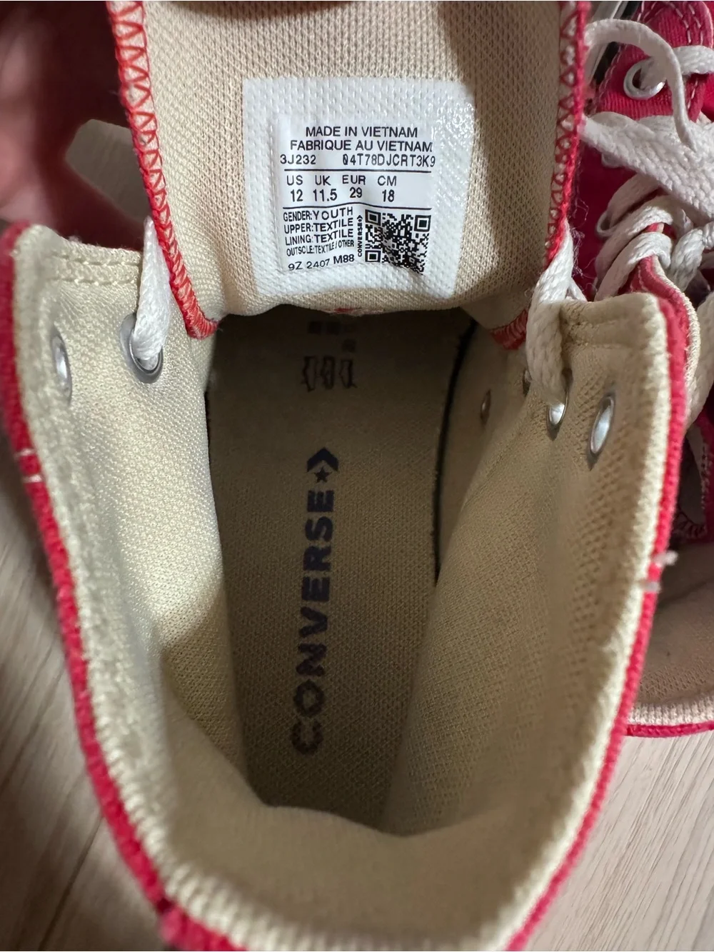 Converse Kids Sneakers, size 12